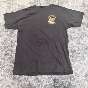 black tee with graphic